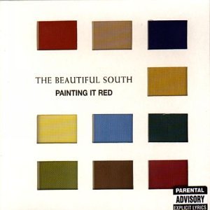CD cover for The Beautiful South’s “Painting It Red” with color blocks.