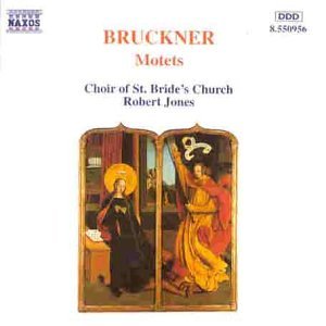 CD cover for Bruckner’s Motets, featuring religious artwork.