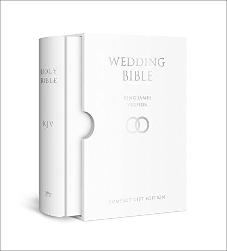 HOLY BIBLE: King James Version (KJV) White Compact Wedding Edition (Bible Kjv)