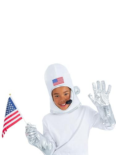 Smiffys 53169 Astronaut Kit, Unisex Children, White, One Size