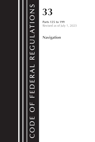 Black and white cover of “Code of Federal Regulations, Title 33, Navigation.”