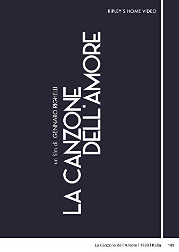 DVD cover for "Canzone Dellamore," a black and white Italian film.