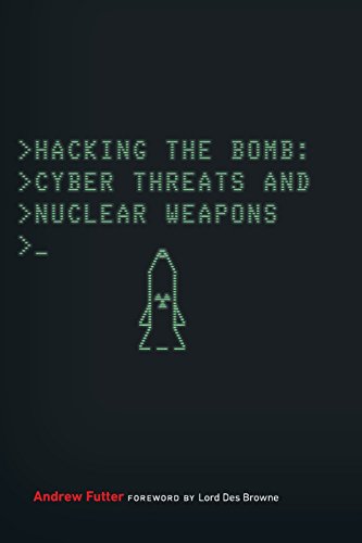 Book cover: green code, a missile, and title “Hacking the Bomb.”