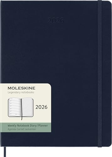 Moleskine 2026 12 Month Weekly Xl Hardcover Diary