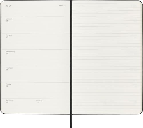 Moleskine 2026 18 Month Weekly Large Hardcover Diary