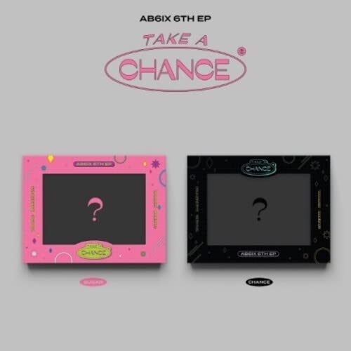 AB6ix “Take A Chance” CD cover with pink and black designs.