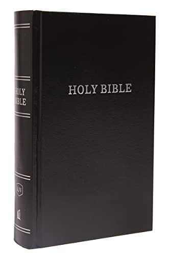 KJV, Pew Bible, Hardcover, Black, Red Letter, Comfort Print : Holy Bible, King James Version