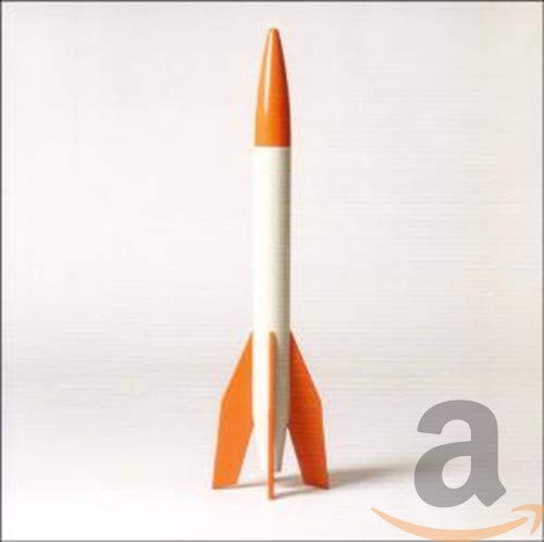CD cover: white and orange rocket illustration with a gray "a".