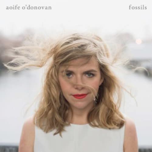 Aoife O'Donovan album cover, "Fossils", featuring a portrait of the artist.