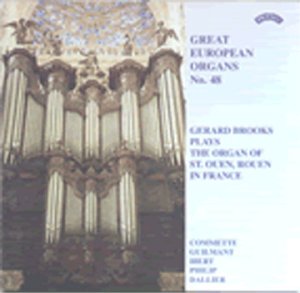 CD cover featuring a large pipe organ within a Gothic church interior.