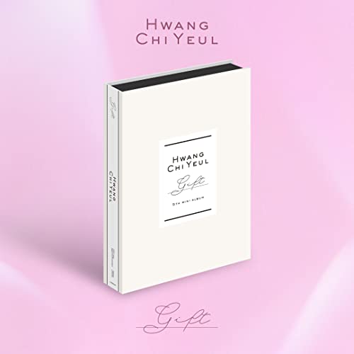 Hwang Chi Yeul’s “Gift” CD album cover, white with grey text.