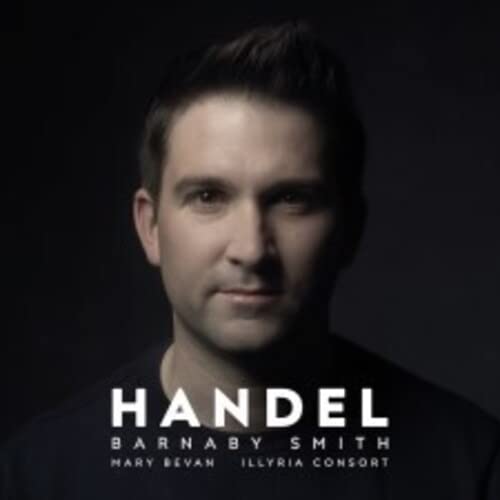Portrait of Barnaby Smith with "Handel" text on a dark background.