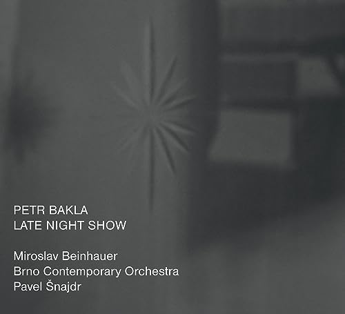 CD cover for Petr Bakla's "Late Night Show" with starburst design.