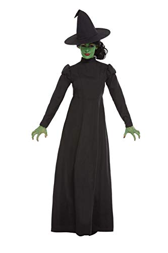 Smiffys 51061XS Wicked Witch Costume, Women, Black, XS - UK Size 04-06