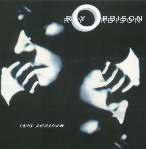 Black and white album cover featuring a portrait of Roy Orbison with text overlay.