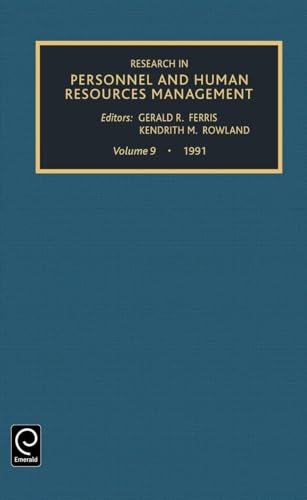 Research in Personnel and Human Resources Management