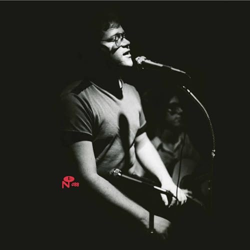 Black and white album cover featuring Charles Brown singing into a microphone.
