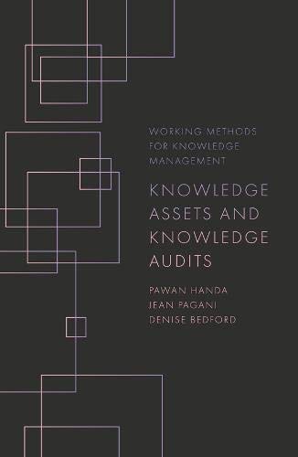 Knowledge Assets and Knowledge Audits (Working Methods for Knowledge Management)