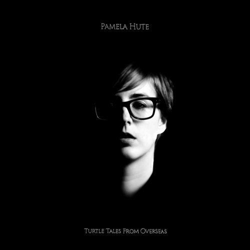 Black and white portrait of Pamela Hute, album cover for "Turtle Tales.