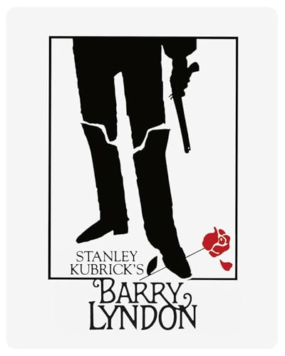 Silhouette of a man with a rifle and a fallen red rose.