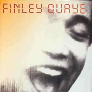 Finley Quaye album cover, close-up portrait with red text.