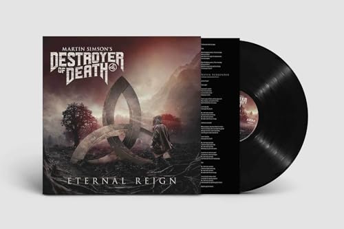 Vinyl record and album cover for “Destroyer Of Death - Eternal Reign”.