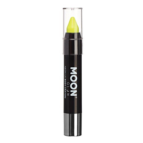 Moon Glow - Neon UV Paint Stick Body Crayon for the Face & Body – Pastel Yellow