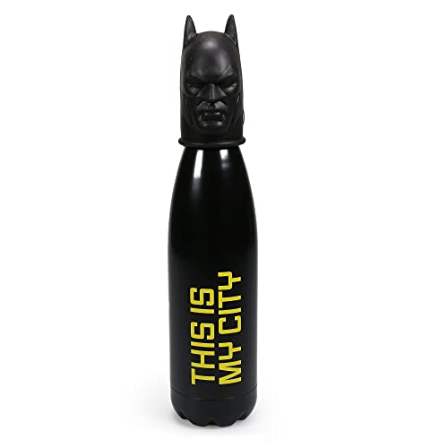 Batman Water Bottle (Metal) 3D Lid 500ml