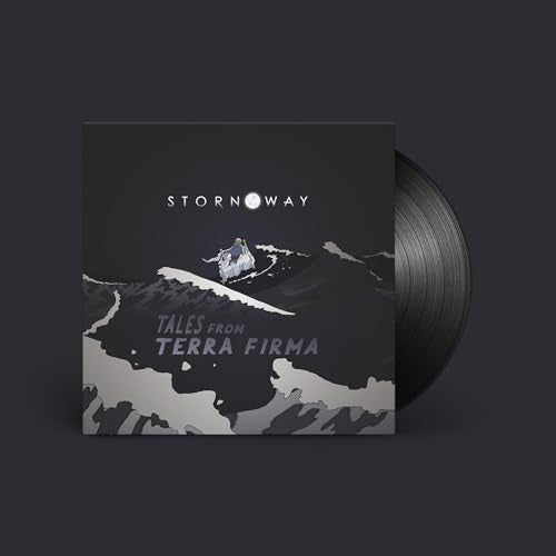 Vinyl record for Stornoway’s “Tales from Terra Firma” with a wave illustration.