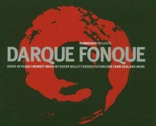 CD cover for “Darque Fonque” with a red, abstract world map design.