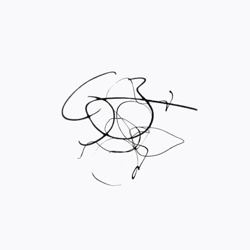 Abstract black lines on white background, album art for "Movement".