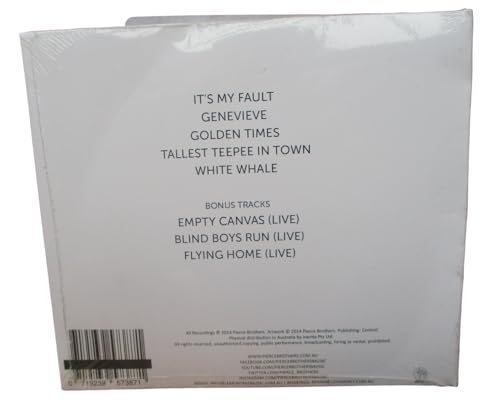 CD back cover with tracklist and barcode, still sealed in plastic.