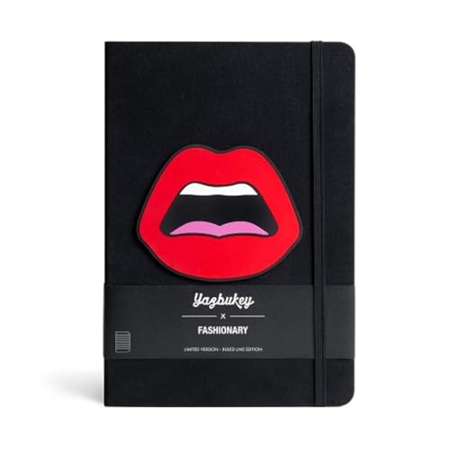 Yazbukey X Fashionary C'est Ahh Red Ruled Notebook A5