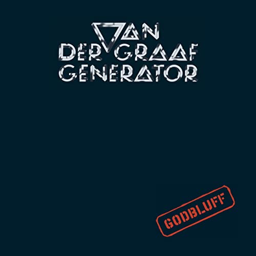 Dark album cover with band name "Van Der Graaf Generator" and "Godbluff" text.