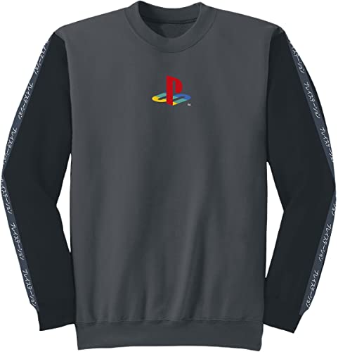 Playstation - Japanese Text (Unisex Black/Charcoal Sweatshirt) Large