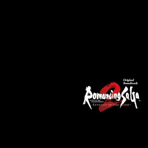 Black background with red “Romancing SaGa 2” logo and “Original Soundtrack” text.