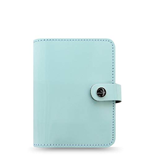 Filofax The Original Pocket Duck Egg Blue Leather Organiser A7 Organiser 026084