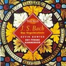 CD cover featuring a stained-glass design and text “J.S. Bach.”