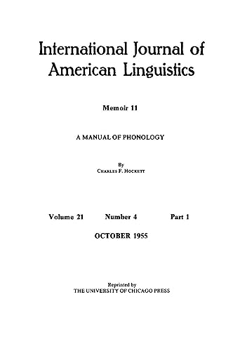 Manual of Phonology