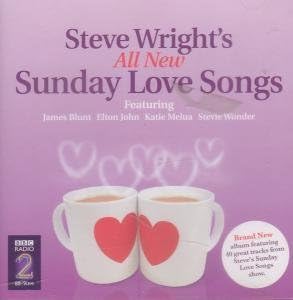 CD cover for āSteve Wrightās All New Sunday Love Songsā with mugs.