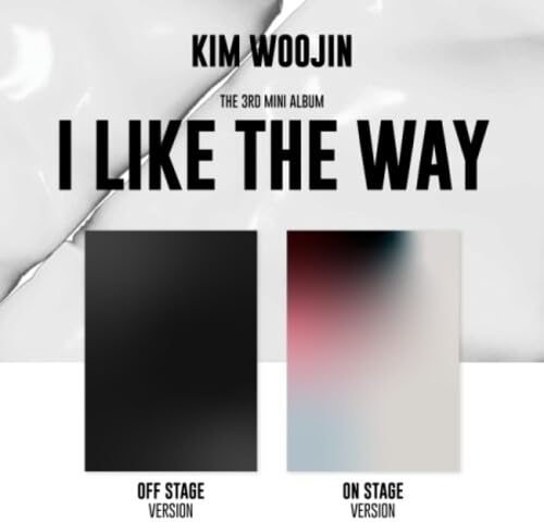 Kim Woojin album cover: "I Like The Way" with two version images.
