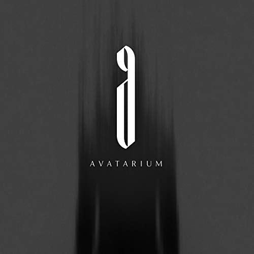 Avatarium album cover: stylized white "I" on dark, blurred background.