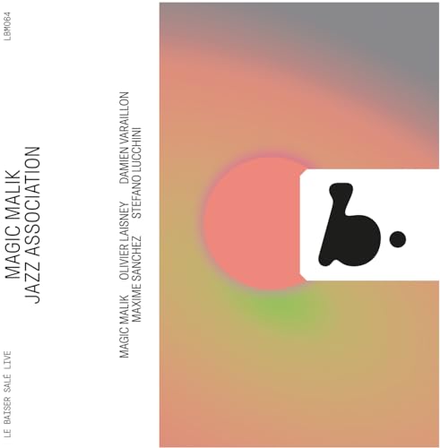 CD cover for "Magic Malik Jazz Association (Live)" with abstract art.
