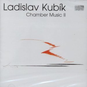 CD cover for Ladislav Kubík’s “Chamber Music II” with abstract red design.
