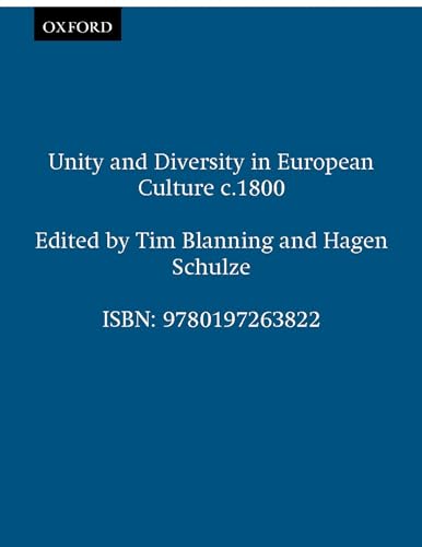 Unity and Diversity in European Culture c.1800 : 134