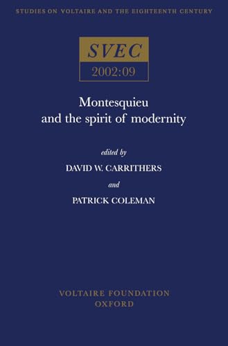 Montesquieu and the Spirit of Modernity : 2002:09