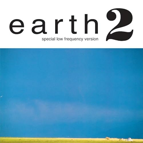 Vinyl album cover for “Earth 2” with blue sky and green field.