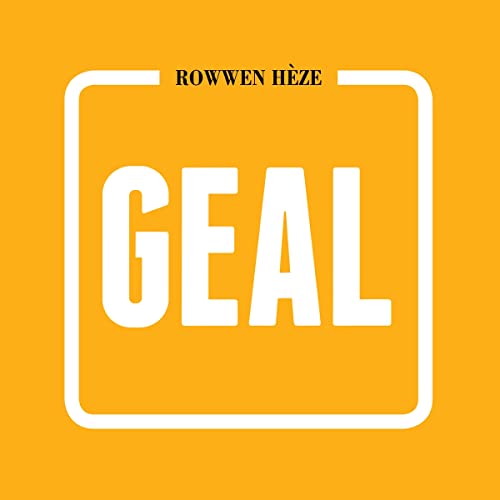 Orange album cover with white frame and the word "GEAL" in large text.