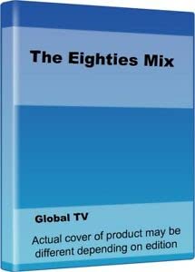 CD case for “The Eighties Mix” with blue and white text.