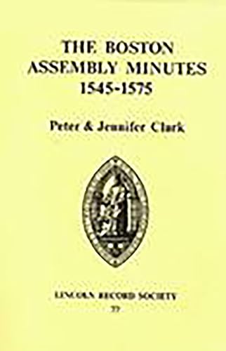 Boston Assembly Minutes